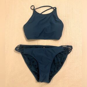 Teal Blue Bikini Set